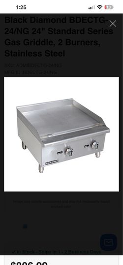 24” NSF FLAT GRIDDLE