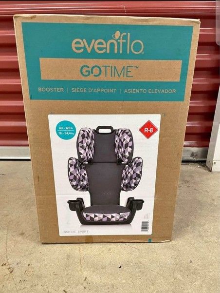 Evenflo GoTime Sport Booster Car Seat Purple