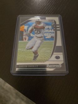 Saquon Barkley Rookie Card Prizm