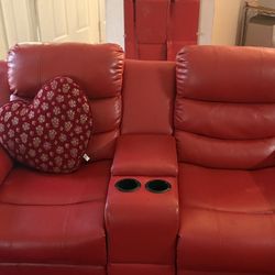 Red Sectional 