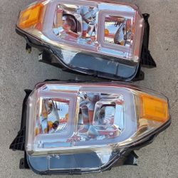 14-17 Toyota Tundra LED DRL Projector Headlights Luces Focos Micas Faros Faroles Headlamps 