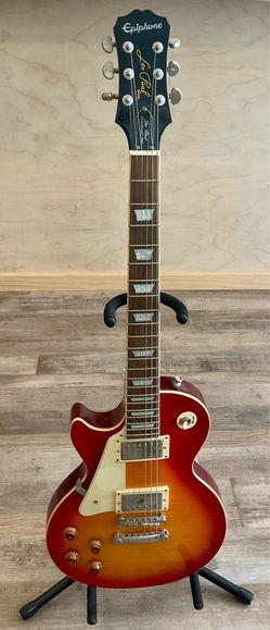 Epiphone Les Paul Standard Plus Top PRO - Left-Handed - Heritage Cherry Sunburst - w/ Hardshell Case
