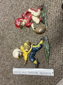 vintage football figure