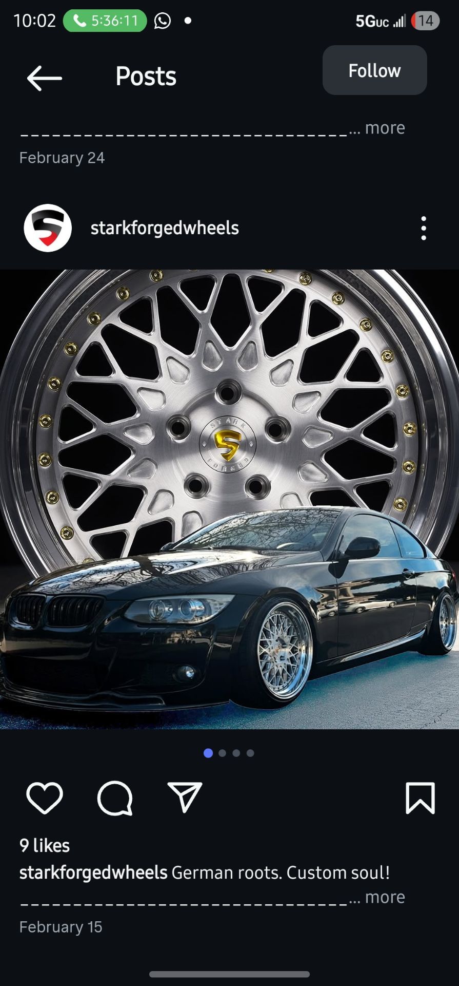 19 inch Stark Forged Custom 2pc rims and tires for Sale in Rowland ...