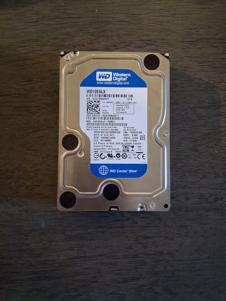 WD CAVIAR BLUE 1TB HDD