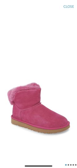 UGG hot pink mini boots women size 6