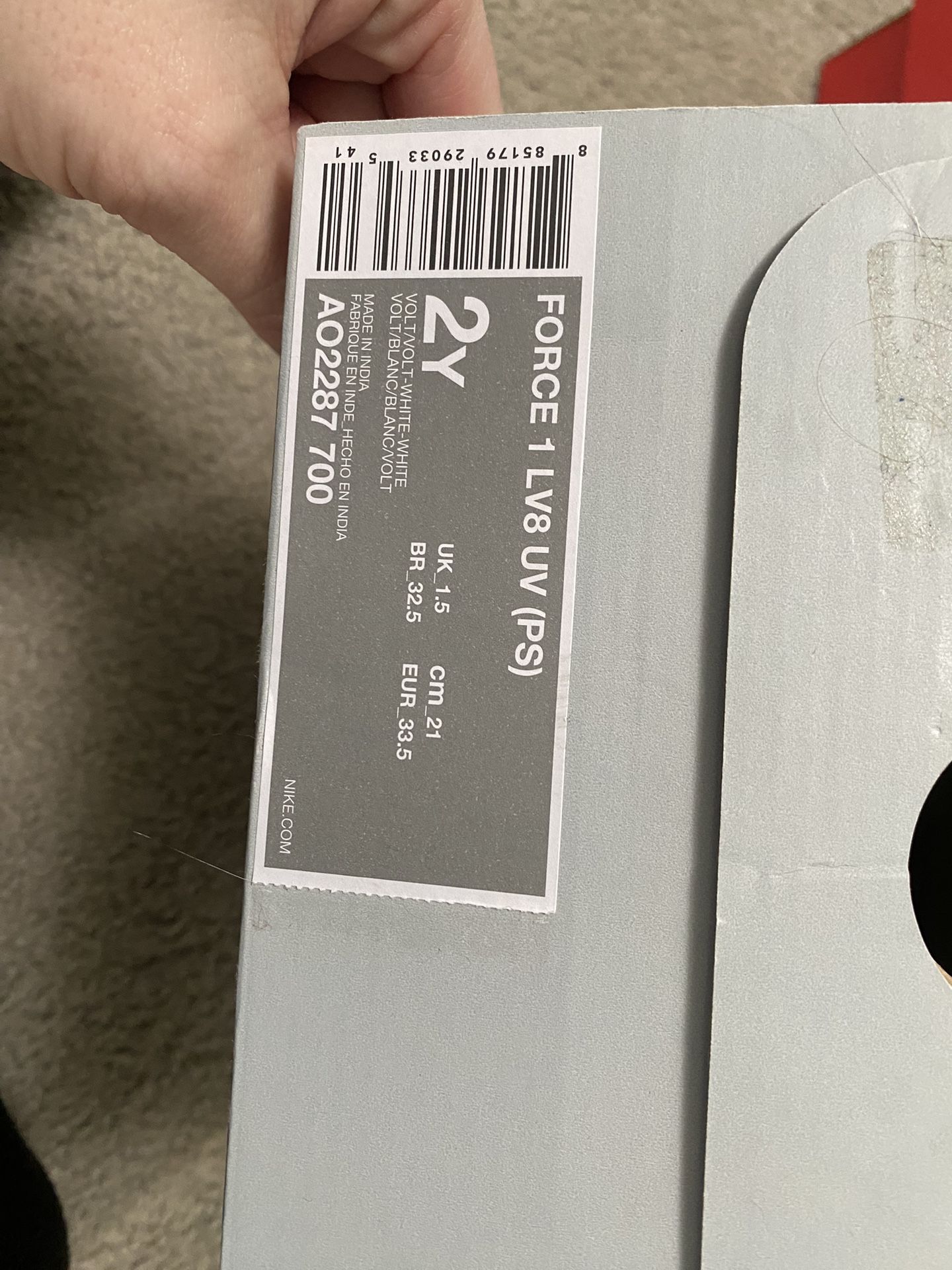 Size 2 Nike Solar Shoe