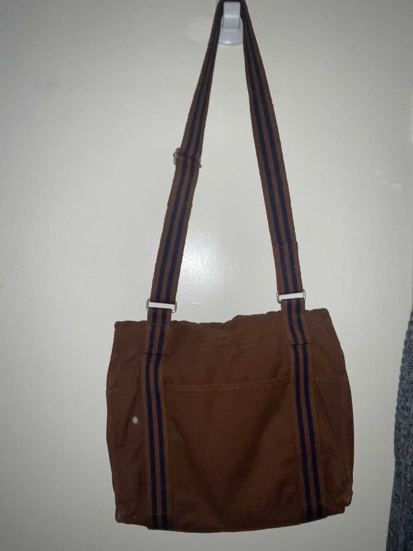 Hermes Brown Canvas Fourre Tout Tote Bag