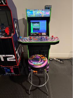 Arcade1Up TMNT Turtles in Time 4-Player (Fully Assembled + Box & Stool)