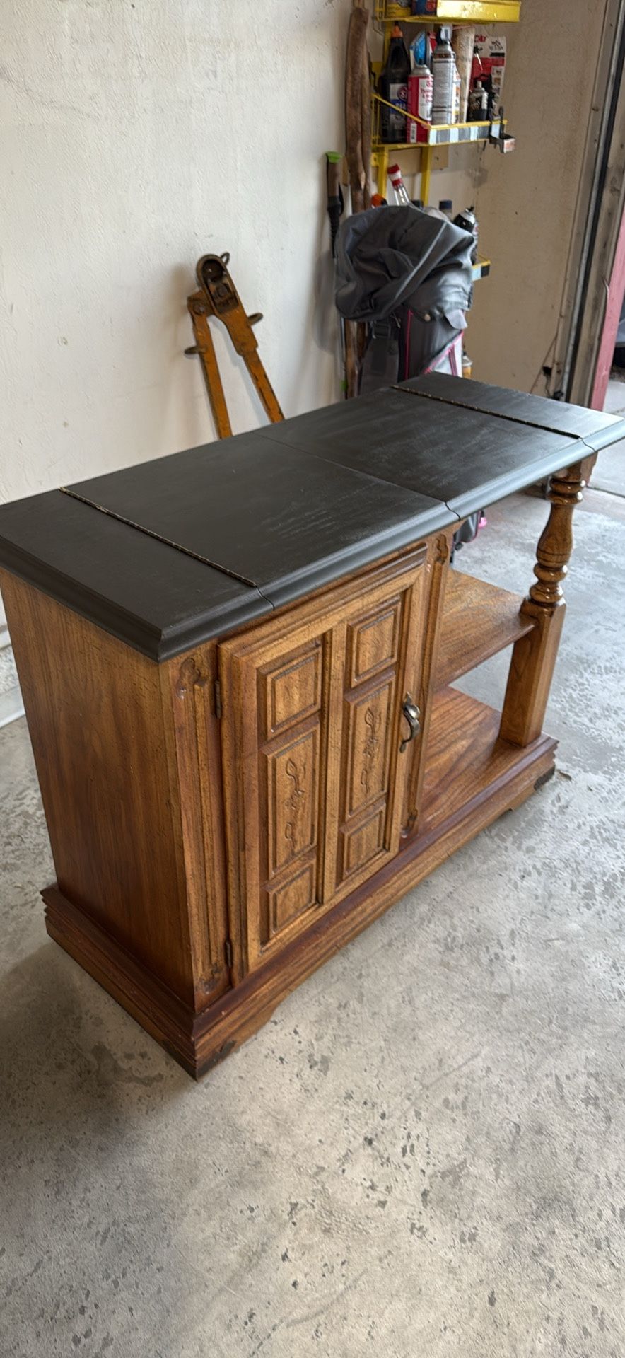 Rolling Bar Cabinet
