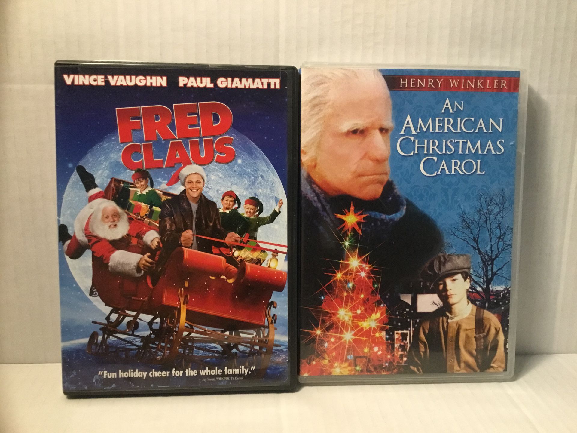 CHRISTMAS DVD’s.