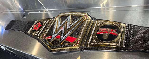 WWE World Heavyweight Championship Belt Re-Stoned and Releathered