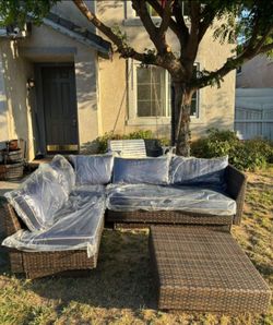 Adios sofa set patio furniture outdoor furniture brand new patio pouch patio set deep seating cushions high quality ✅🆕☑️