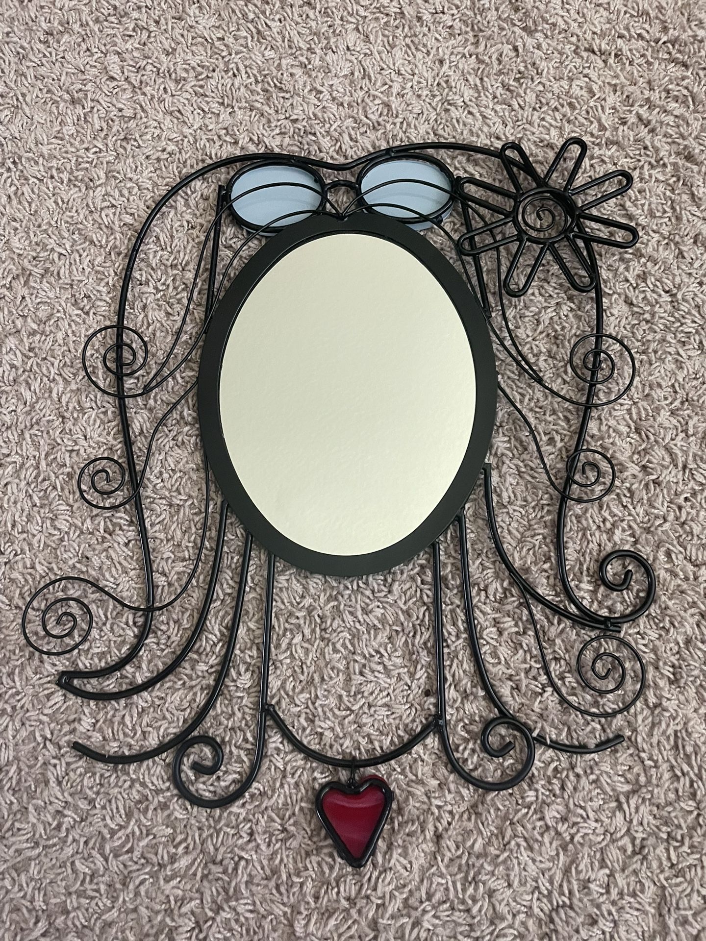 Cute Little Girl Face Mirror