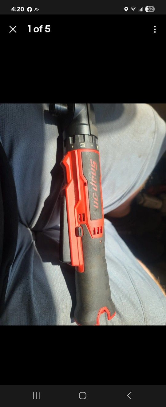 Snap On Cordless Right Angle Screwdriver 14.4 CTSR761
