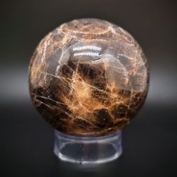 Black Moonstone Sphere 3"