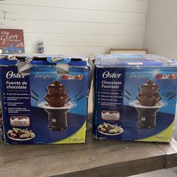 2 Oster Chocolate Fountains 