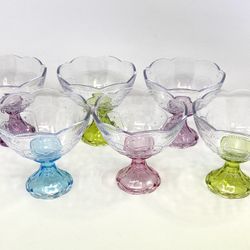 Set of 6 Italian Trifle/Fruit/Dessert Bowls