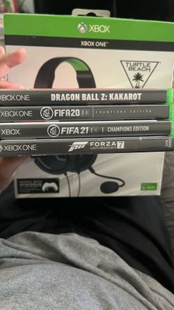 Xbox head set and games