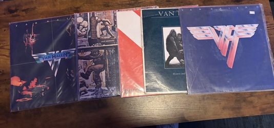 Van Halen Records Lot – 5 LP Vinyl Albums – Classic Rock