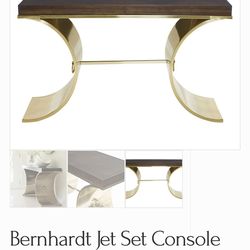 Bernhardt Jet Set Console Table