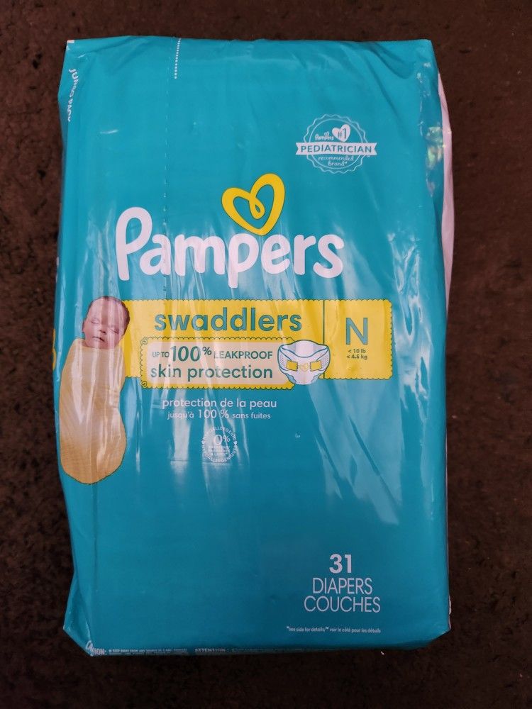 Pampers Swaddlers Newborn 31 Count
