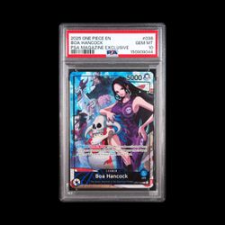 One Piece Boa Hancock PSA Magazine Promo PSA 10