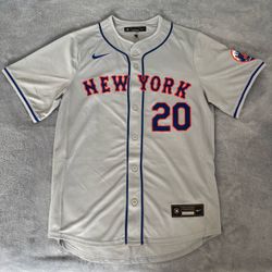 Nike New York Mets Pete Alonso #20 Baseball Jersey Gray/Blue/Orange MLB Size M