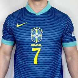 Vini Jr Brasil Soccer Jersey Edición Copa America 2024