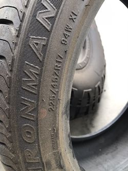 225/45/zr17 1 new tire