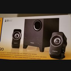 NEW- CREATIVE LABS A2220 SPEAKERS - NEVER OPENED