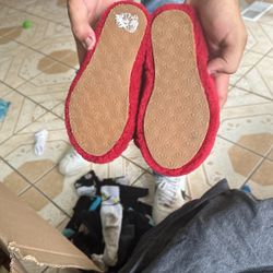 Red UGGS Slippers Size 13
