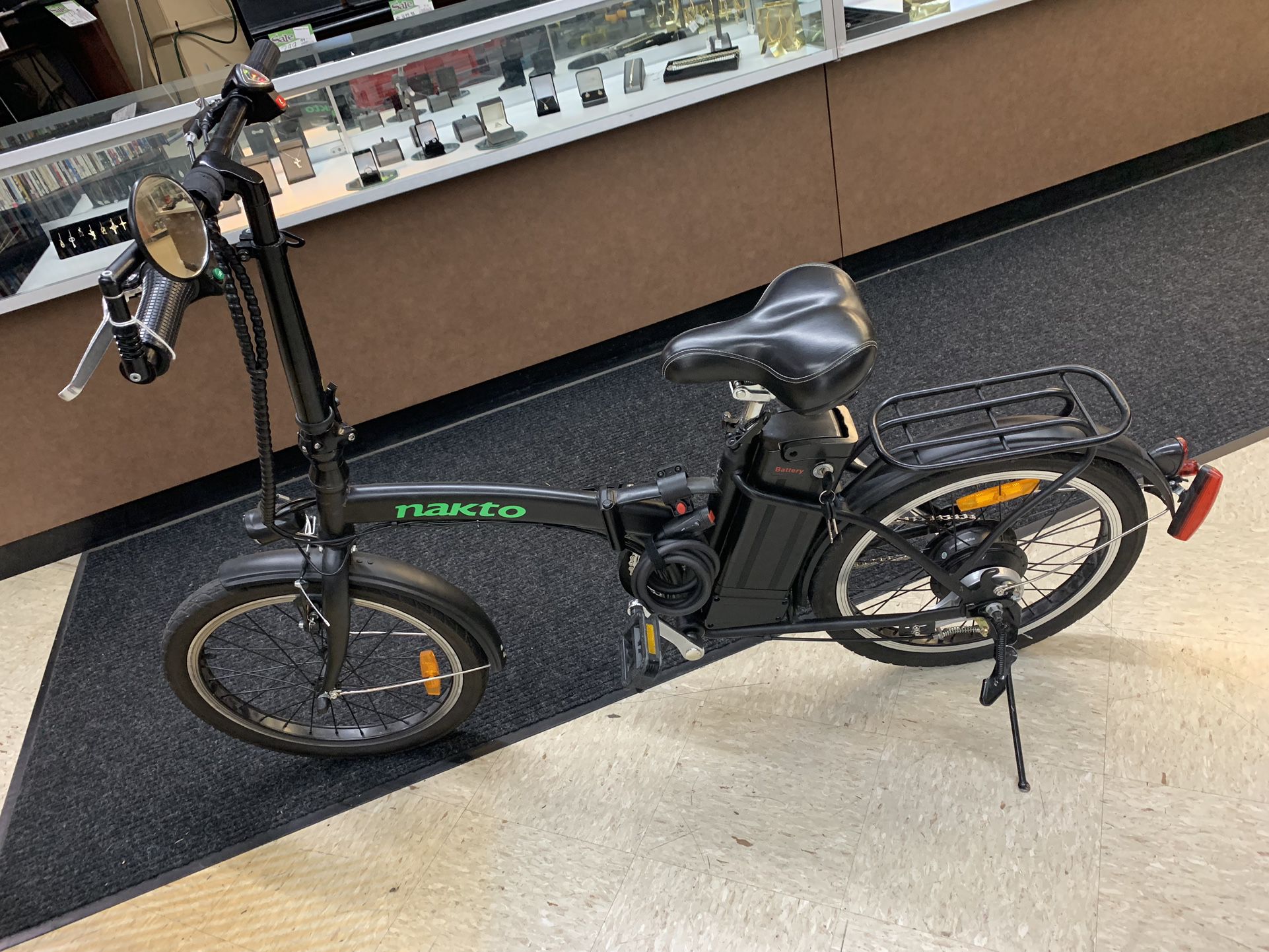 Nakto Electric Folding Bike With Charger