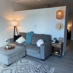 Ashley Furniture Couch & Ottoman 