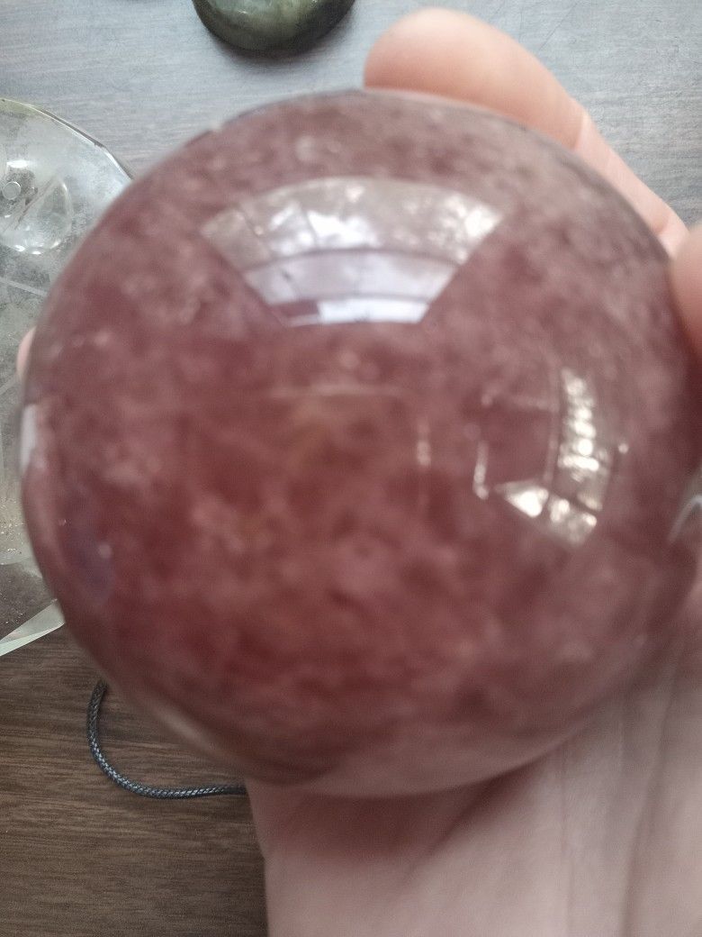 Strawberry Quartz Crystal 