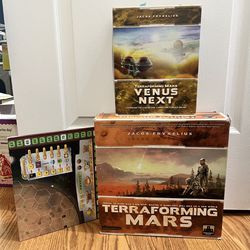 Terraforming Mars W/ Exps (Venus Next, Prelude, Extra Board) BUNDLE