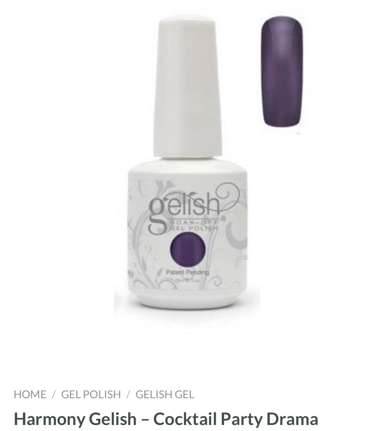 Harmony Gelish Gel Nail Polish - Cocktail Party Drama 15ml