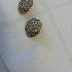 Gold 10k Cookie Earrings