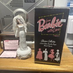 Barbie Glamour Collection Here Comes the Bride, 1966 Musical Porcelain Open Box