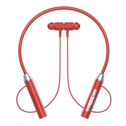 Red Bluetooth Earphones Wireless  Headset with Mic Magnetic Headphones Sport Neckband Neck-hanging TWS Earbuds Samsung Google IPhone Android