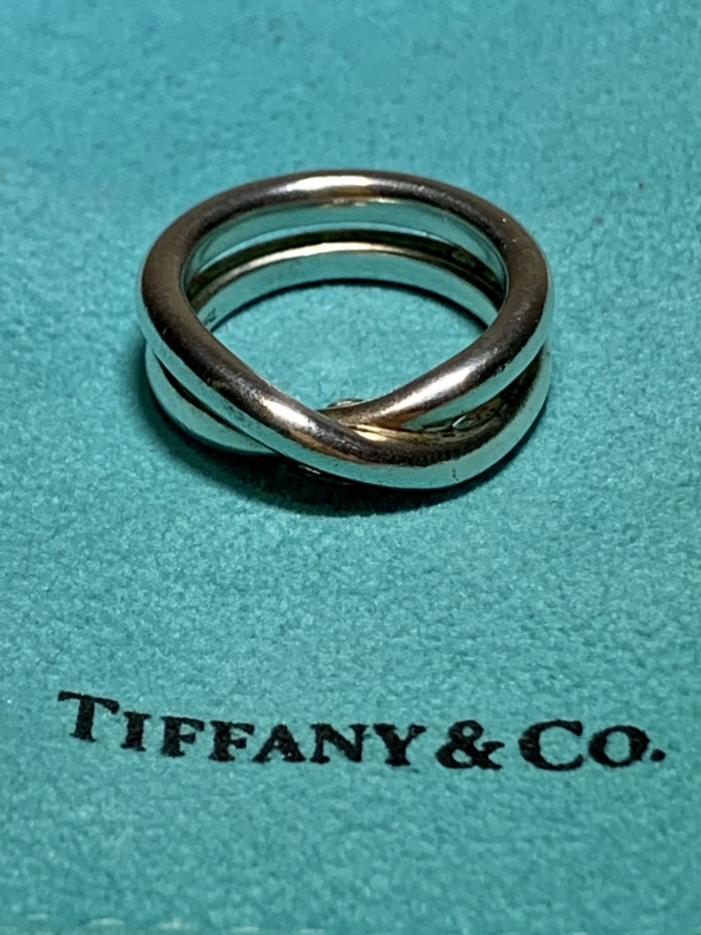Tiffany and Co. Eternity Sterling ring