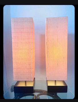 Table Lamps by West Elm Set of 2 Modern Touch Control - 26Lx7W