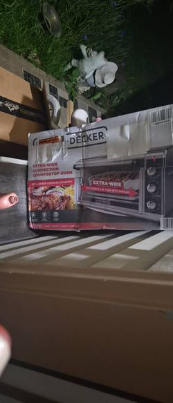 BLACK+DECKER Extra-Wide 8-Slice Convection Countertop Oven (Model TO3250XSB)