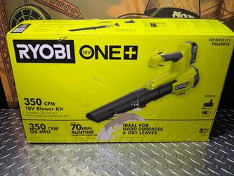 Ryobi 18V ONE+ 350 CFM Blower Kit