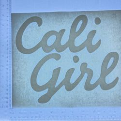 Iron On Heat Transfer  Good For T-shirts Sweaters Jackets T Shirt Design Size Is About 9x10 Cali Girl #92