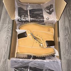 Timberland 6-Inch Premium Boots (Wheat) - Size 9.5