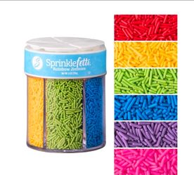 Sprinklefetti Rainbow Jimmies 6 oz