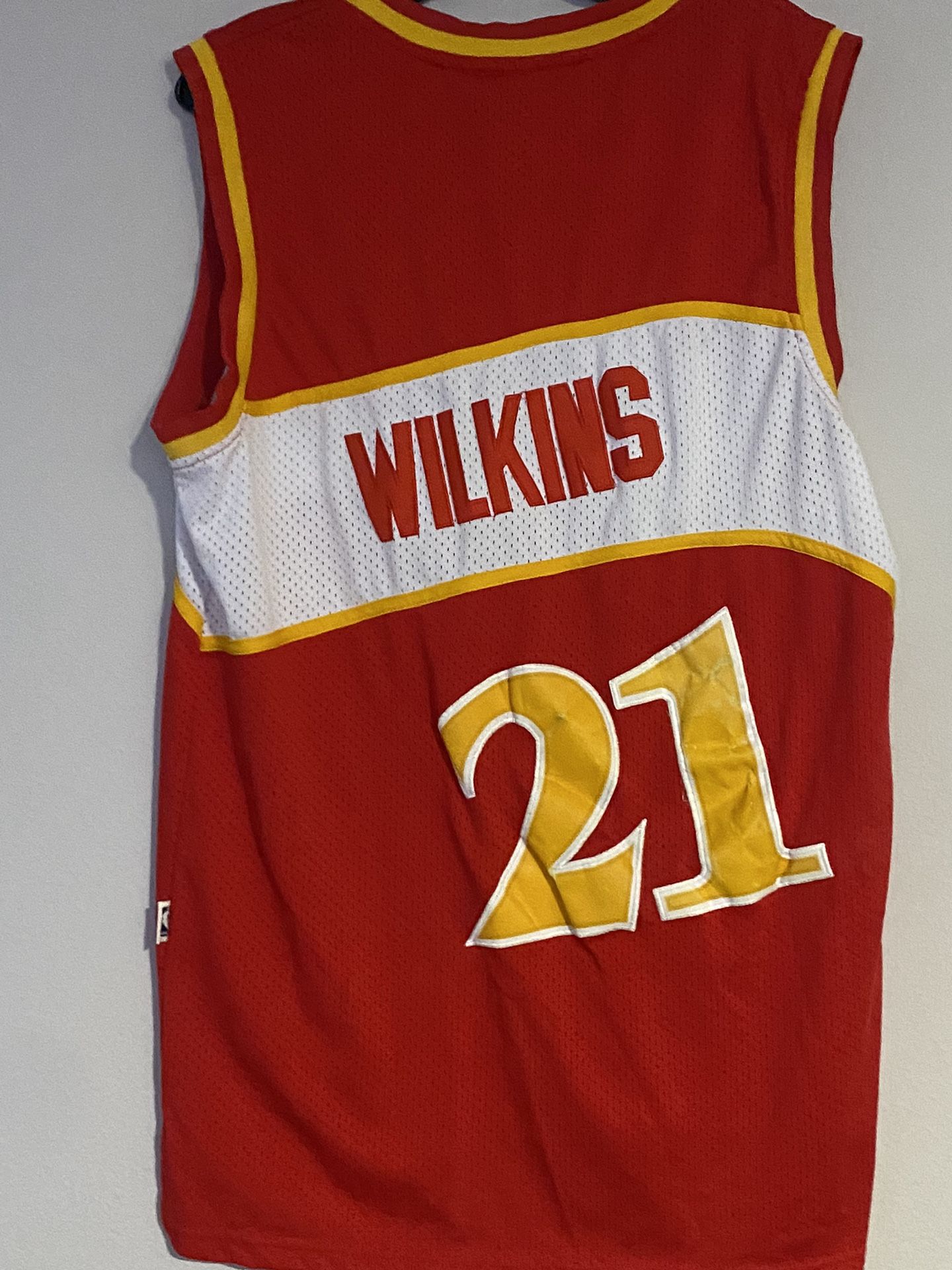 Mitchell Ness Atlanta Hawks Road 1986 87 Dominique Wilkins Swingman Jersey