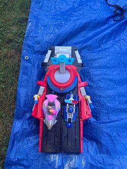 Paw Patrol Mighty Movie Aircraft Carrier HQ