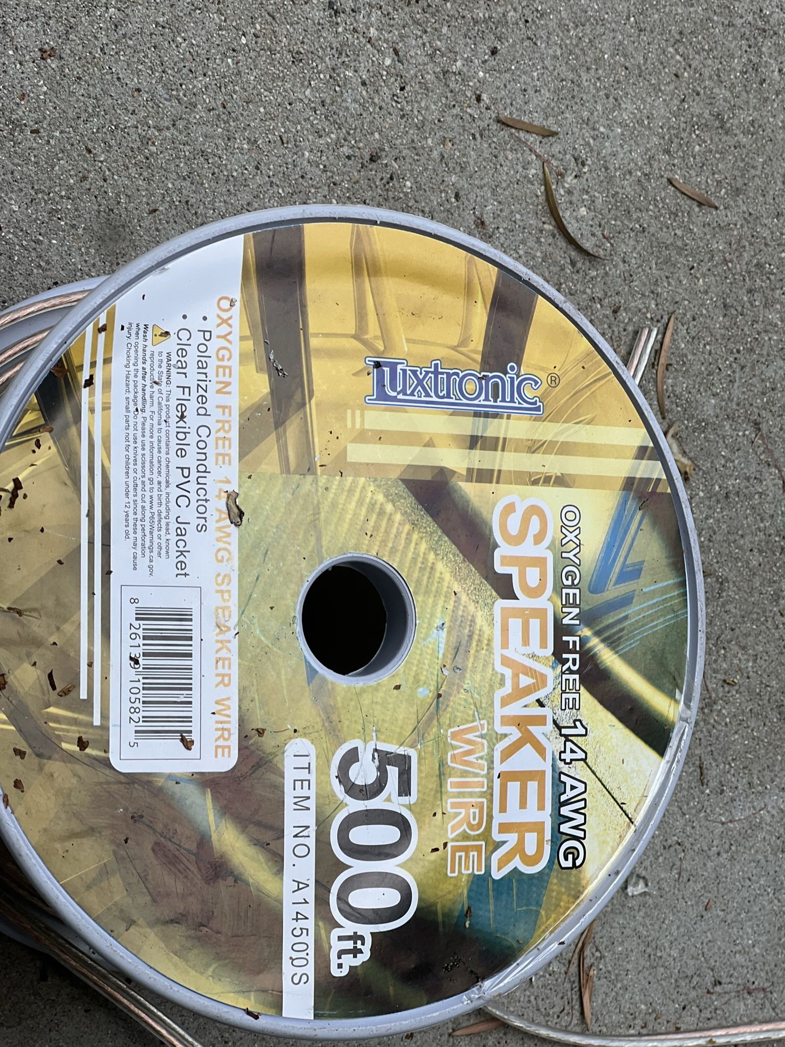14 Gauge Oxygen Free Speaker Wire 400 Feet